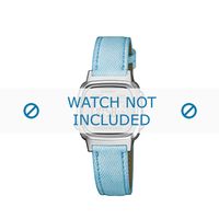 Horlogeband Casio LA670WEL-2AEF / LA670WEL-2A / 10487164 Leder Blauw 13mm - thumbnail