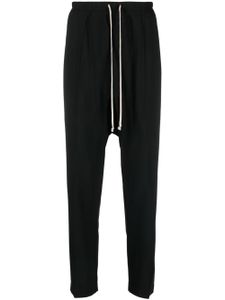 Rick Owens drop-crotch track pants - Noir