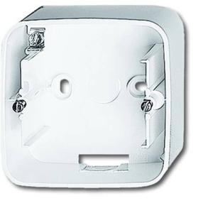 Busch-Jaeger 2CKA001799A0436 Opbouwbehuizing 1-voudig Wit, Verkeerswit 1 stuk(s)