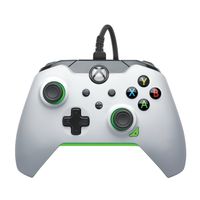 PDP Bedrade Controller: Neon White Voor Xbox Series X|S, Xbox One en Windows 10/11