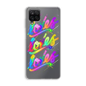 Loves: Samsung Galaxy A12 Transparant Hoesje