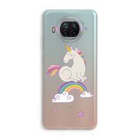 Regenboog eenhoorn: Xiaomi Mi 10T Lite 5G Transparant Hoesje
