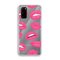 Bite my lip: Samsung Galaxy S20 Transparant Hoesje