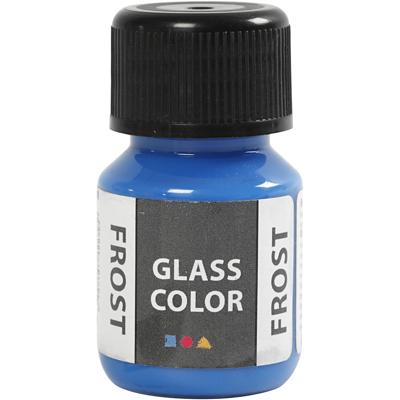 Creativ Company Glass color frost, blauw, 30 ml/ 1 fles
