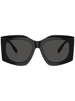 Burberry Eyewear lunettes de soleil Madeline à logo imprimé - Noir