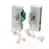 Koordbed.set Ducoklep ventilatierooster 15/k24 grijs - thumbnail