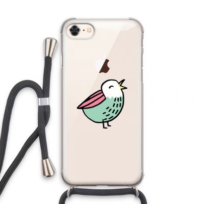 Birdy: iPhone 7 Transparant Hoesje met koord