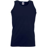 Fruit of the Loom navy blauw singlet mouwloos shirt   -