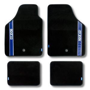 Sparco automatten set - Stof - Blauw
