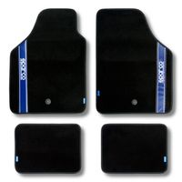 Sparco automatten set - Stof - Blauw