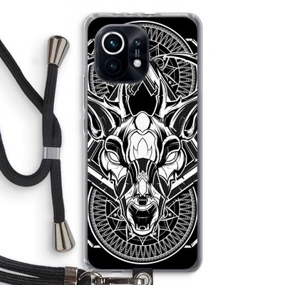 Oh Deer: Xiaomi Mi 11 Transparant Hoesje met koord