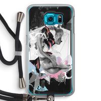Camouflage de sommeil: Samsung Galaxy S6 Transparant Hoesje met koord