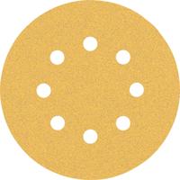 Bosch Accessoires expert c470 schuurpapier voor excenterschuurmachines 125 mm, 8 gaten, k80 50-delig - 1 stuk(s) - 2608900910