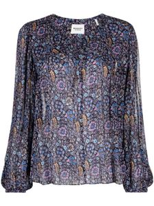 MARANT ÉTOILE blouse Daytonea à fleurs imprimées - Bleu