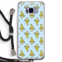 Bananas: Samsung Galaxy S8 Transparant Hoesje met koord
