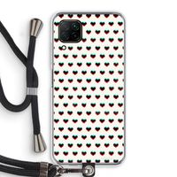 Hartjes: Huawei P40 Lite Transparant Hoesje met koord