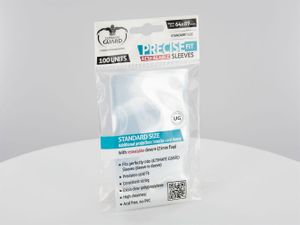 Ultimate Guard Precise-Fit Sleeves Resealable Standard Size Transparent (100)