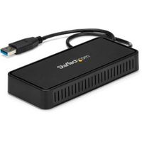 StarTech.com USBA2DPGB USB 3.0 (3.1 Gen 1) Type-A Zwart notebook dock & poortreplicator