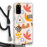 Abstract: Samsung Galaxy S20 Transparant Hoesje met koord Abstract: Samsung Galaxy S20 Transparant Hoesje met koord