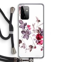 Mooie bloemen: Samsung Galaxy A72 5G Transparant Hoesje met koord