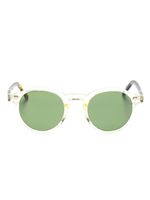 Moscot lunettes de soleil Miltzen à effet écailles de tortue - Jaune Moscot lunettes de soleil Miltzen à effet écailles de tortue - Jaune