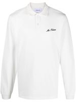 Palmes polo à logo brodé - Blanc