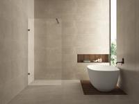 Inloopdouche Wiesbaden Less | 100x200 cm | Nano-coating | Incl.Stabilisatiestang | Helder glas | Gunmetal beslag