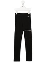 Calvin Klein Kids legging à logo imprimé - Noir