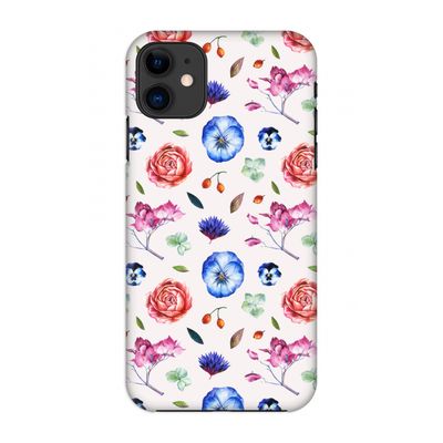 Bloemetjes: Volledig geprint iPhone 11 Hoesje