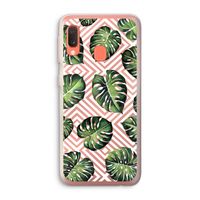 Geometrische jungle: Samsung Galaxy A20e Transparant Hoesje