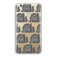Cats: Huawei Ascend P8 Lite (2017) Transparant Hoesje Cats: Huawei Ascend P8 Lite (2017) Transparant Hoesje