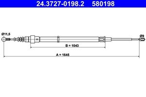 Handremkabel 24372701982