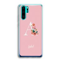 Pink Bouquet: Huawei P30 Pro Transparant Hoesje