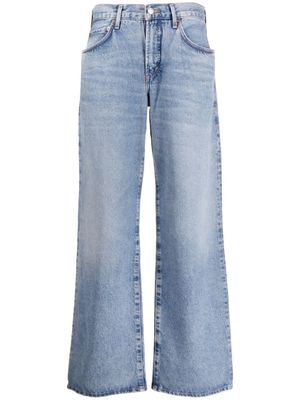 AGOLDE jean Edison en coton biologique - Bleu