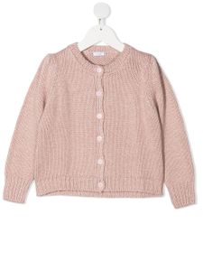 Il Gufo cardigan à bords nervurés - Rose