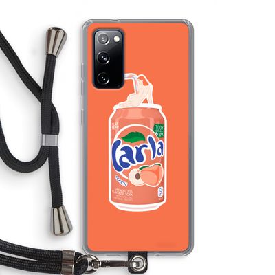 S(peach)less: Samsung Galaxy S20 FE / S20 FE 5G Transparant Hoesje met koord