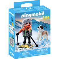 Playmobil My Life 71741 Wandelaars met Bernhardiner