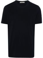 Corneliani t-shirt à patch logo - Bleu