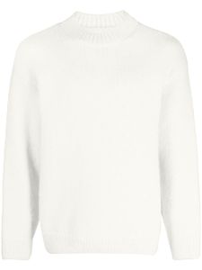 Jacquemus pull La maille Pavane en jacquard - Blanc