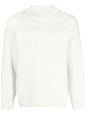 Jacquemus pull La maille Pavane en jacquard - Blanc