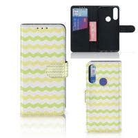 Alcatel 1S 2020 | Telefoon Hoesje | Waves Yellow Alcatel 1S 2020 | Telefoon Hoesje | Waves Yellow
