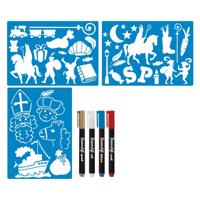 Creative Craft Group Sint raamdecoratie set