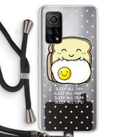 Sleep All Day: Xiaomi Mi 10T 5G Transparant Hoesje met koord