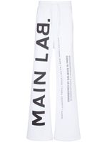 Balmain pantalon de jogging Main Lab - Blanc