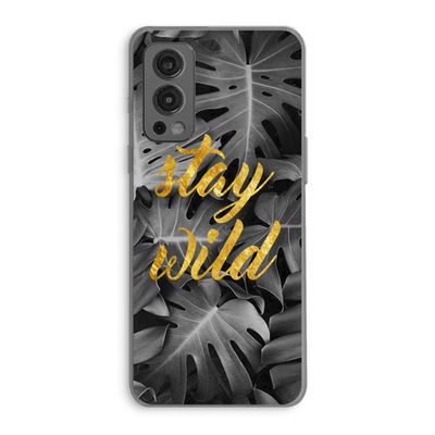 Stay wild: OnePlus Nord 2 5G Transparant Hoesje