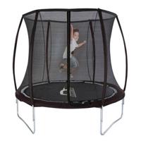 Alert outdoor trampoline met vangnet zwart 244 cm