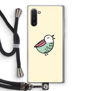 Birdy: Samsung Galaxy Note 10 Transparant Hoesje met koord