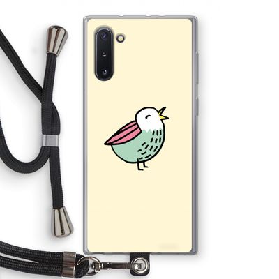 Birdy: Samsung Galaxy Note 10 Transparant Hoesje met koord
