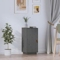 Dressoir 34x40x75 cm massief grenenhout grijs