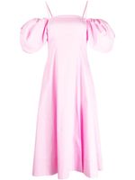 Rejina Pyo Oksana puff-sleeve cotton dress - Rose